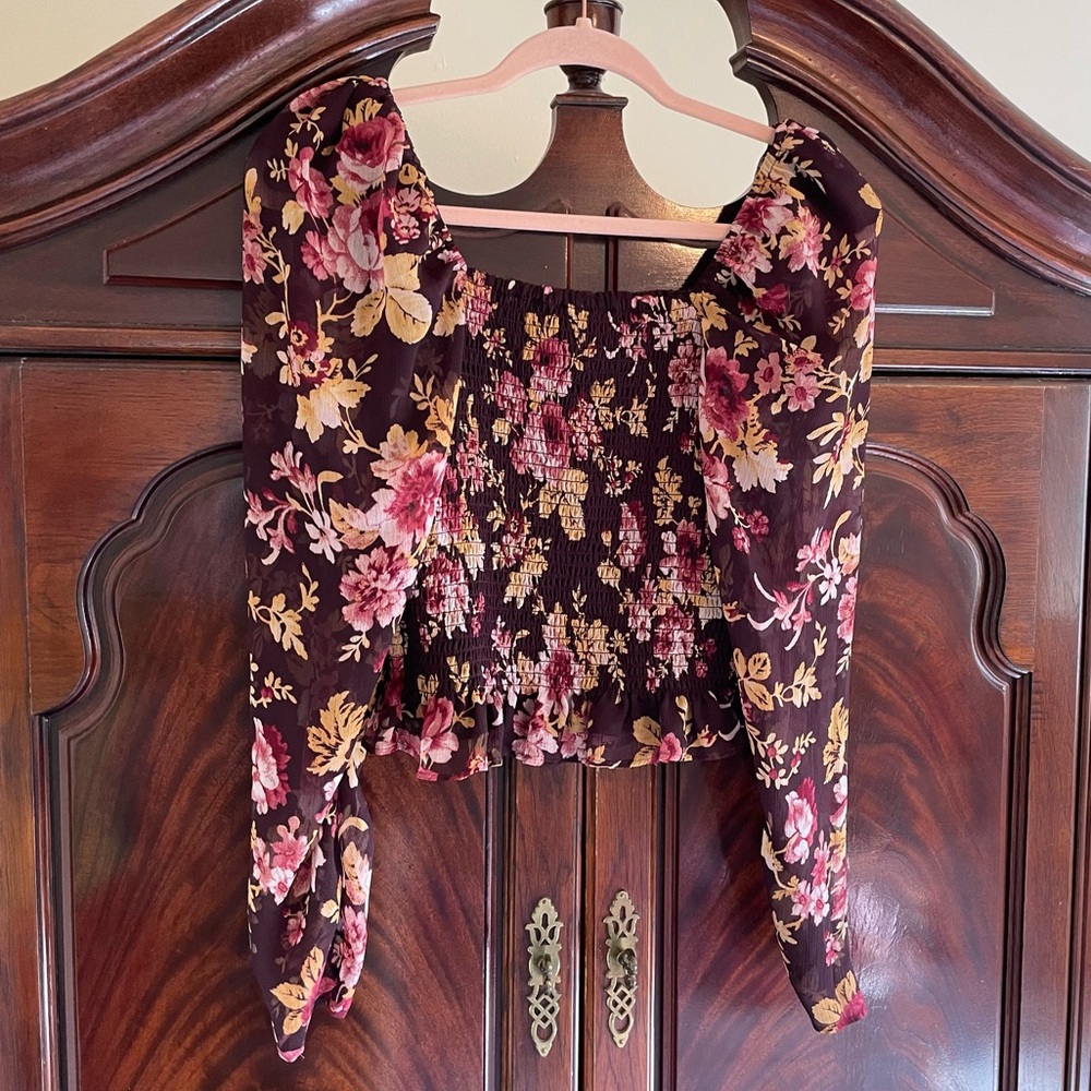 Express Floral Blouse
